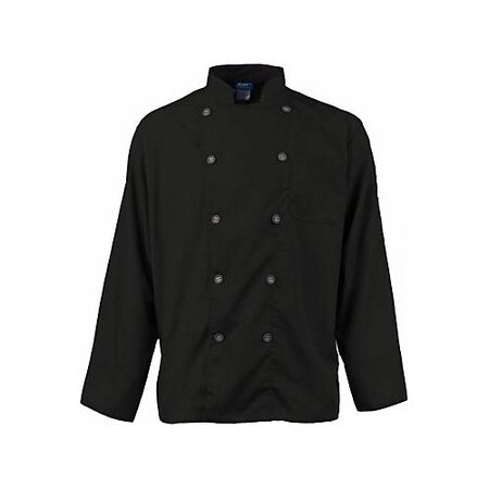Allpoints Kng Mens Chef Coat Active M Black/Slate Ls 2122BKSLM